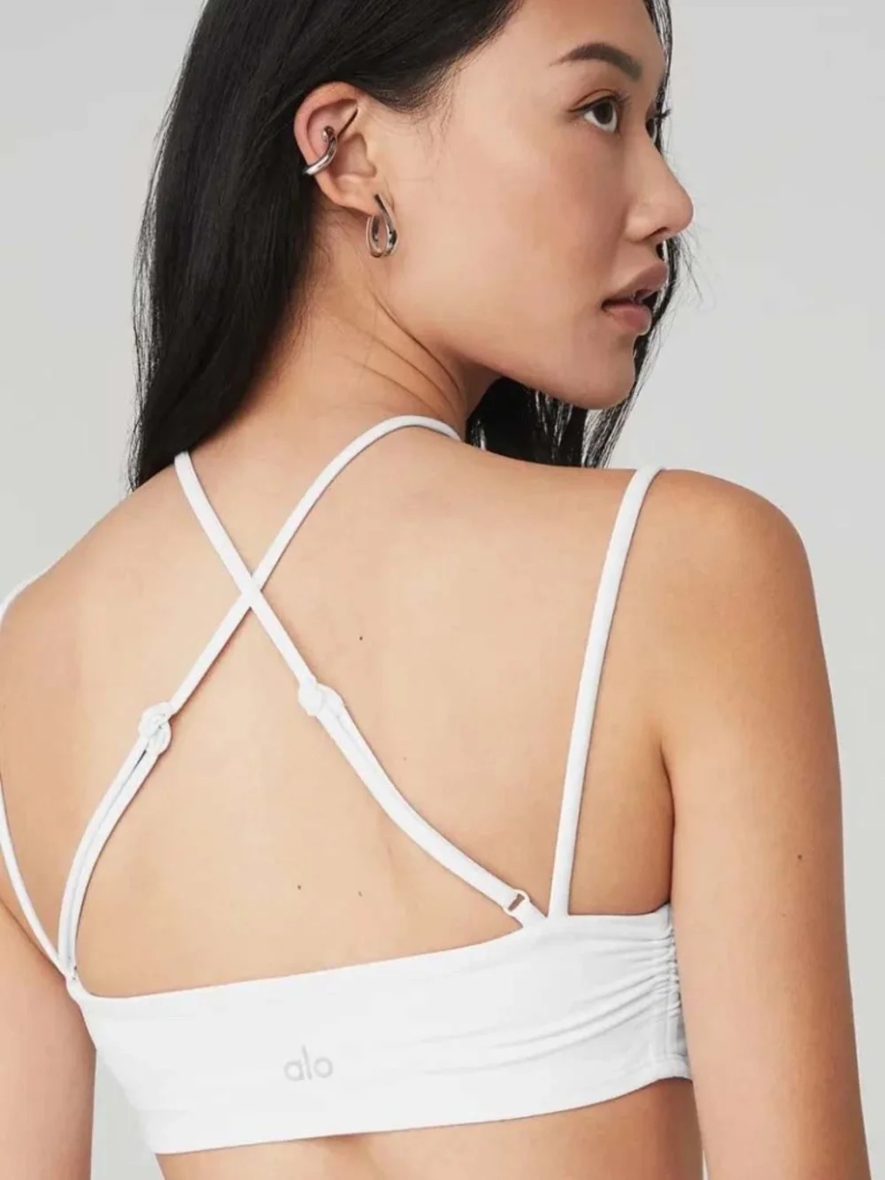 Alo Yoga Airbrush Electric Off The Shoulder Bra Size: M